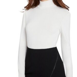 Winter White Mock Turtleneck by A+O
